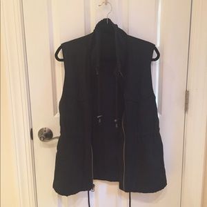 Cargo zippered vest, xs, black by Velvet